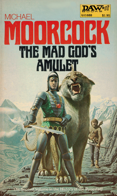 <b><I> The Mad God's Amulet</I></b>, 1977, DAW (4th) r/p p/b